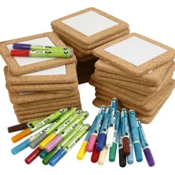 Grupp DIY Kit Måla grytunderlägg, stl. 15,5x15,5 cm, mixade färger, 1 set