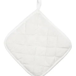 Grytlappar, stl. 20x20 cm, 145 g, vit, 1 par