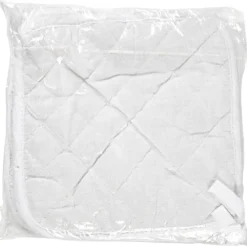 Grytlappar, stl. 20x20 cm, 145 g, vit, 4 st./ 1 förp.