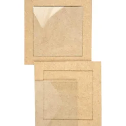 Grytunderlägg med glasplatta, stl. 15x15x0,5 cm, 6 st./ 1 förp.