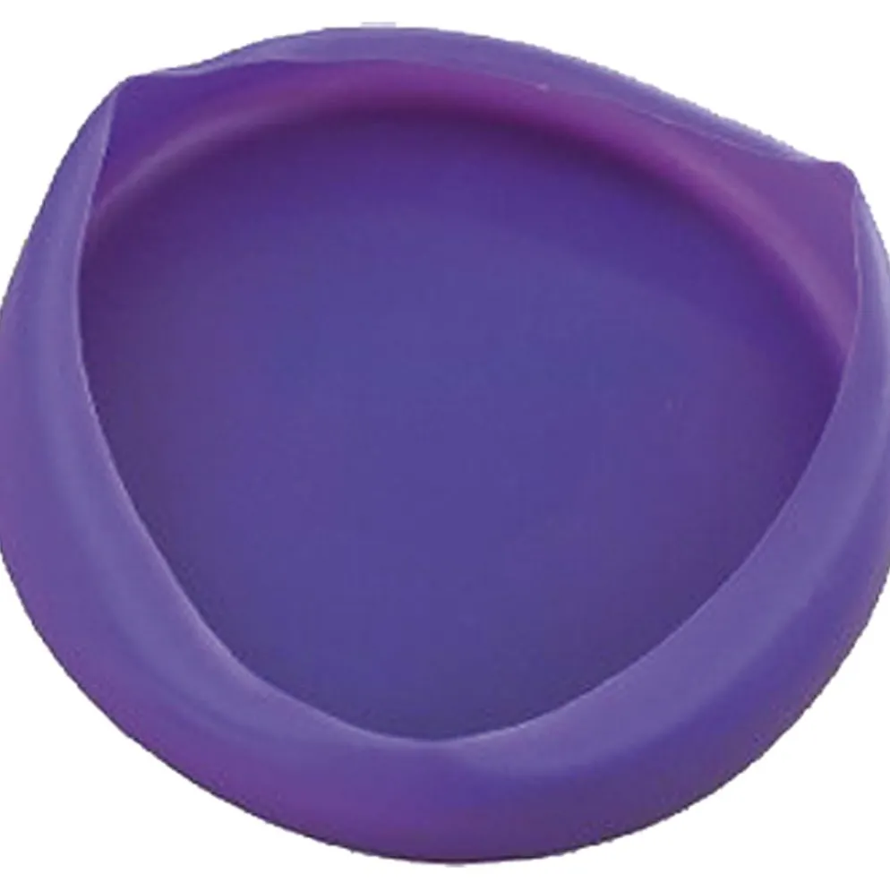 Halkfri fot för plastpall, Dia. 15 cm, lila, 1 st.