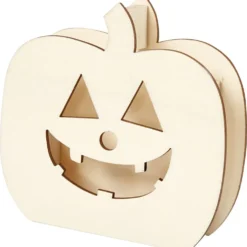 Halloweenfigur, Pumpahuvud, H: 13 cm, D: 3 cm, B: 13,5 cm, 1 st.
