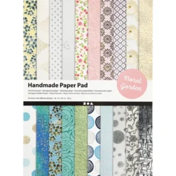Handgjort Papper, A4, ark 210x297 mm, 110-150 g, 20 ark/ 1 förp.