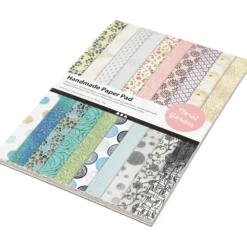 Handgjort Papper, A4, ark 210x297 mm, 110-150 g, 20 ark/ 1 förp.