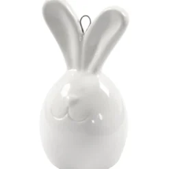 Hare, H: 6,7 cm, Dia. 3,6 cm, vit, 3 st./ 1 förp.