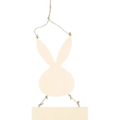 Hare med skylt, H: 29,5 cm, B: 19,2 cm, 1 st.