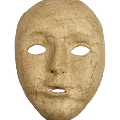 Helmasker av papier-maché, H: 17,5 cm, B: 12,5 cm, 1 st.