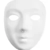 Helmasker, H: 17,5 cm, B: 14 cm, vit, 1 st.