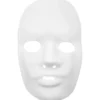 Helmasker, H: 24 cm, B: 15,5 cm, vit, 12 st./ 1 förp.