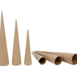 Höga Strutar, H: 20-25-30 cm, Dia. 4-5-6 cm, 3 st./ 1 förp.