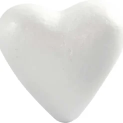 Hjärtan, H: 11 cm, D: 5 cm, B: 11,5 cm, vit, 25 st./ 1 förp.