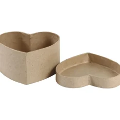 Hjärtask, H: 6 cm, stl. 11,5x11,5 cm, 1 st.
