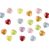 Hjärtpärlor, stl. 25x15 mm, Hålstl. 3 mm, ca. 100 st., 70 g, 125 ml/ 1 förp.