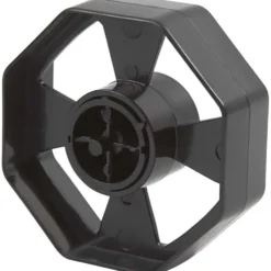 Hjul till bordsdispenser, B: 25 mm, Dia. 7,5 cm, svart, 1 st.