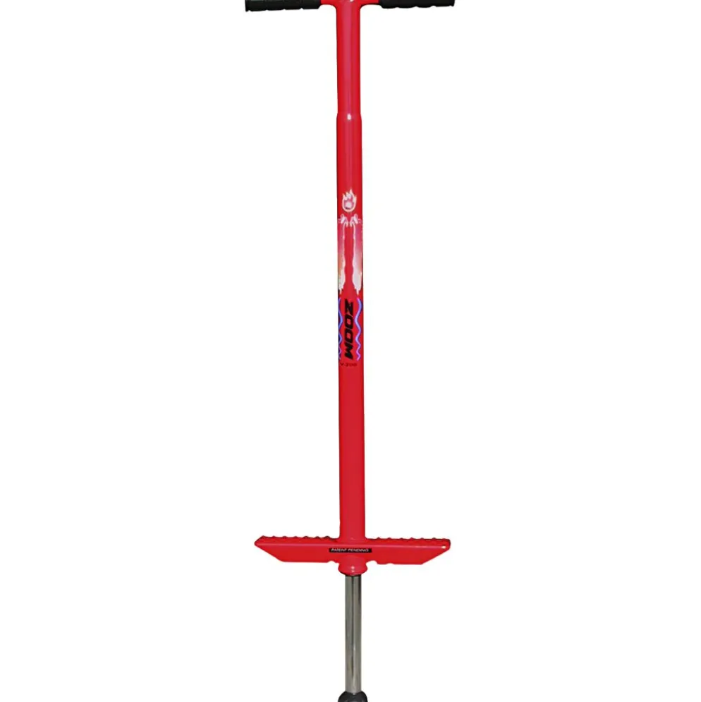 Hoppstyltor, Ålder upp till 7 år, L: 100 cm, röd, 1 st.