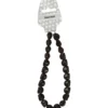 Howlite, Dia. 12 mm, Hålstl. 1,5 mm, svart, 32 st./ 1 förp.