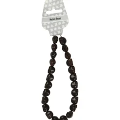 Howlite, Dia. 12 mm, Hålstl. 1,5 mm, svart, 32 st./ 1 förp.