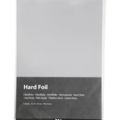 Hårdfolie, A4, ark 210x297 mm, tjocklek 190 my, 5 ark/ 1 förp.