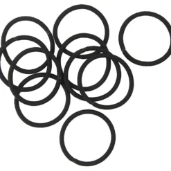 Hårsnodd, Dia. 45 mm, tjocklek 4 mm, svart, 10 st./ 1 förp.