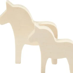 Häst, H: 8+10 cm, B: 7+9,5 cm, tjocklek 1,8 cm, 2 st./ 1 förp.
