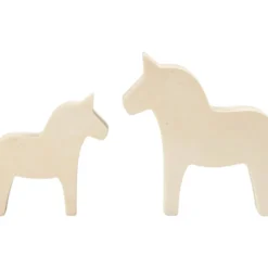 Häst, H: 8+10 cm, B: 7+9,5 cm, tjocklek 1,8 cm, 2 st./ 1 förp.