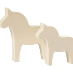 Häst, H: 8+10 cm, B: 7+9,5 cm, tjocklek 1,8 cm, 2 st./ 1 förp.