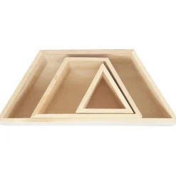Hyllor, H: 8+10+12 cm, B: 9+18+29 cm, 1 set