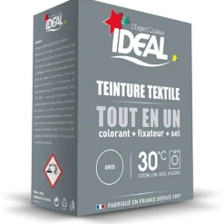 Ideal Allt-i-Ett-set med textilfärg, mini, grå, 230 g/ 1 förp.