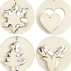 2i1 hängen, Dia. 7 cm, Hålstl. 3 mm, tjocklek 4 mm, 8 st./ 1 förp.