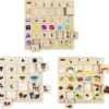 Inlärningsspel, Placering + Storlek + Siffror, 12-25 brickor, 1 förp.