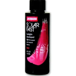 Jacquard Solarfast – Ljuskänslig färg, red (104), 118 ml/ 1 flaska