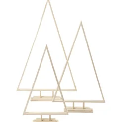 Julgranar, H: 40+50+60 cm, B: 22,5+29+35 cm, 3 st./ 1 förp.
