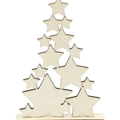 Julgran, H: 29,8 cm, D: 4 cm, B: 21,5 cm, 1 st.