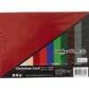 Julkartong, A6, ark 105x148 mm, 180 g, mixade färger, 300 mix. ark/ 1 förp.