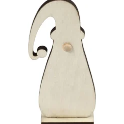 Jultomte, H: 10 cm, D: 1,5 cm, B: 4,5 cm, tjocklek 3 mm, 3 st./ 1 förp.