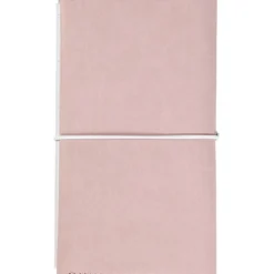 Kalender, stl. 10x18x1,5 cm, elastikstängning, rosa, 1 st.
