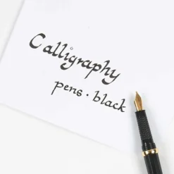 Kalligrafipennor, Nybörjarset, B: 0,85-1,6 mm, svart, 1 set