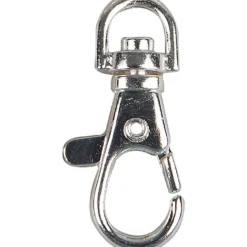 Karbinhakar, H: 37 mm, Dia. 37 mm, B: 14 mm, försilvrad, 2 st./ 1 förp.