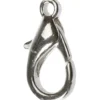 Karbinhake, L: 18 mm, försilvrad, 25 st./ 1 förp.
