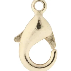 Karbinhake, L: 10,1 mm, guldfärgad, 100 st./ 1 förp.