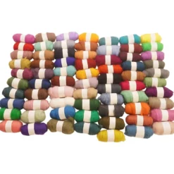Kardad Ull, mixade färger, 1750 g, 70x25 g/ 1 förp.