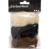 Kardad Ull, mixade färger, 3x10 g/ 1 förp.