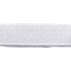 Kardborreband, självhäftande, B: 20 mm, vit, 5 m/ 1 rl.