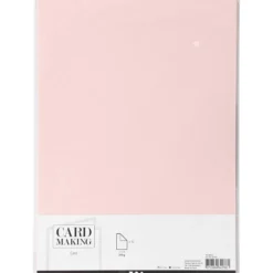 Kartong, A4, ark 210x297 mm, 210 g, ljusrosa, 10 ark/ 1 förp.
