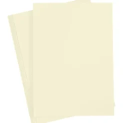 Kartong, A4, ark 210x297 mm, 210 g, pastellgul, 10 ark/ 1 förp.