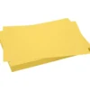 Kartong, ark 50x35 cm, 270 g, gul, 10 ark/ 1 förp.