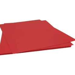 Kartong, ark 50x70 cm, 220 g, mörkröd, 10 ark/ 1 förp.