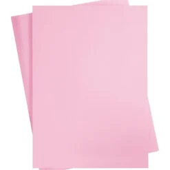 Kartong, ark 50x70 cm, 270 g, rosa, 10 ark/ 1 förp.