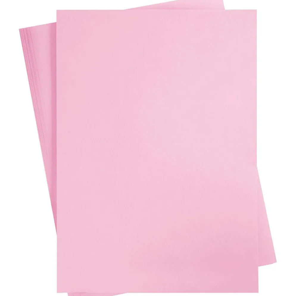 Kartong, ark 50x70 cm, 270 g, rosa, 10 ark/ 1 förp.