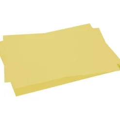 Kartong, ark 50x70 cm, 220 g, solgul, 10 ark/ 1 förp.